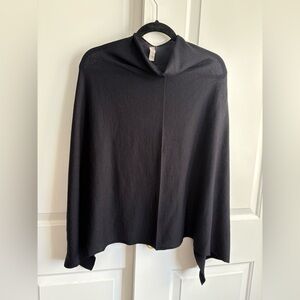 Badiali Italian Merino Wool Poncho Style Sweater